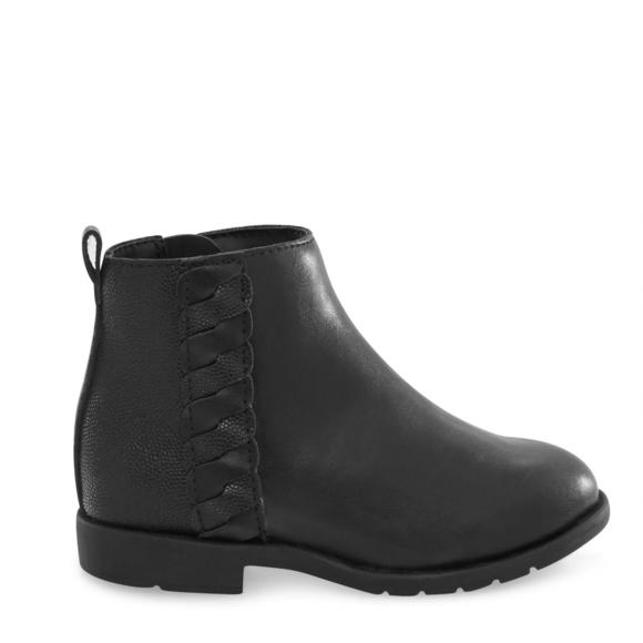 NEW STRIDE RITE kids caroly booties in black - Picture 2 of 4